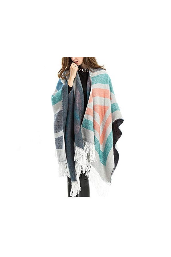 ZWEBY Écharpes et écharpes pour Femmes Femmes écharpe Enveloppé Grande Couverture écharpe de Cadeau de Noël Cozy Chaud Automn