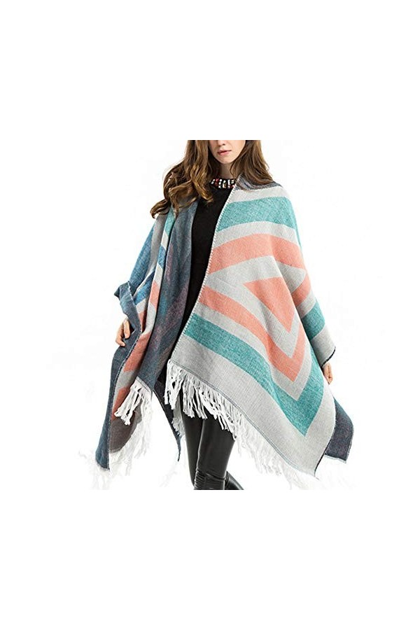 ZWEBY Écharpes et écharpes pour Femmes Femmes écharpe Enveloppé Grande Couverture écharpe de Cadeau de Noël Cozy Chaud Automn