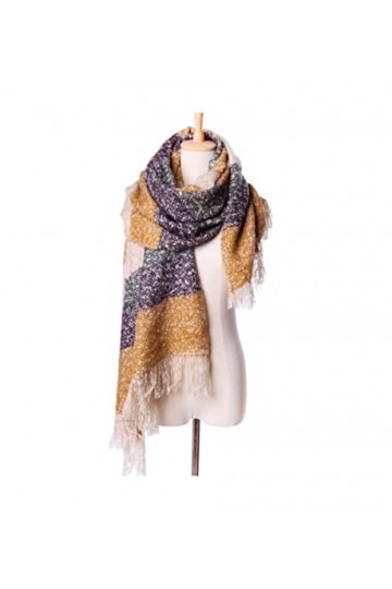 Écharpe Cadeau Écharpe dhiver pour Femmes Écharpes Gland Couverture Écharpes Femme Étole Foulard Blue : Bronze, Size : 200 