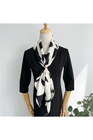 LZQDM Camellia Mulberry Sicle Siclatf Spring et Automne Serre-Twill for Femmes écharpe carrée Color : A, Size : One Size 