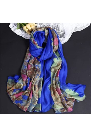 écharpe Polyvalente Dames châle écharpe Mode imprimé Longue écharpe en Soie Accessoires décoratifs Femmes