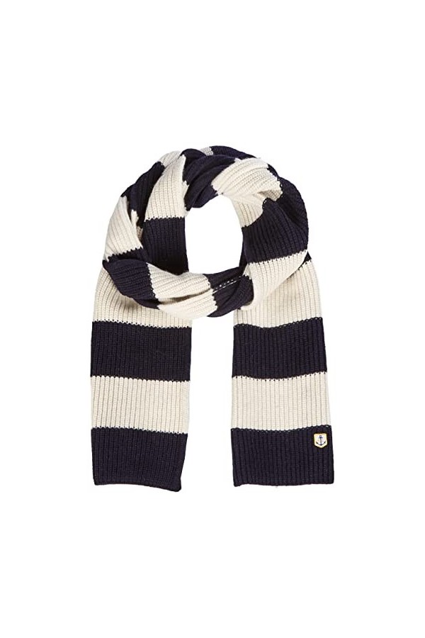 Armor Lux Mixte Écharpe Héritage ECHARPE, Nature, Taille unique EU