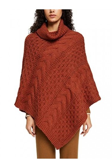 ESPRIT 102ea1q317 Écharpe Tendance, 830/Golden Orange, M Femme