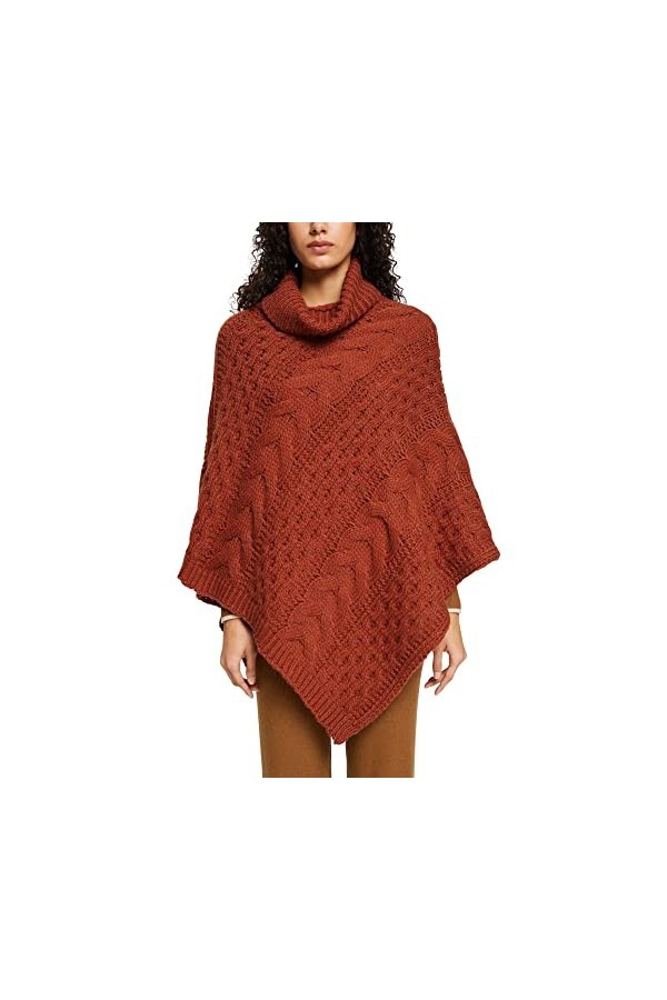 ESPRIT 102ea1q317 Écharpe Tendance, 830/Golden Orange, M Femme