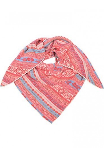 Zwillingsherz Foulard triangulaire en cachemire et laine pour femme fille garçon enfant Écharpe en cachemire de qualité supér
