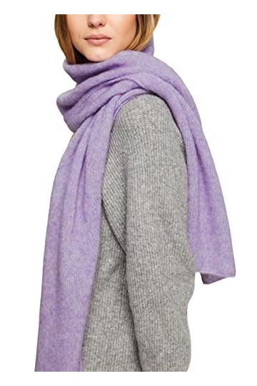 ESPRIT 112ea1q314 Écharpe Tendance, 560/lilas, Taille Unique Femme