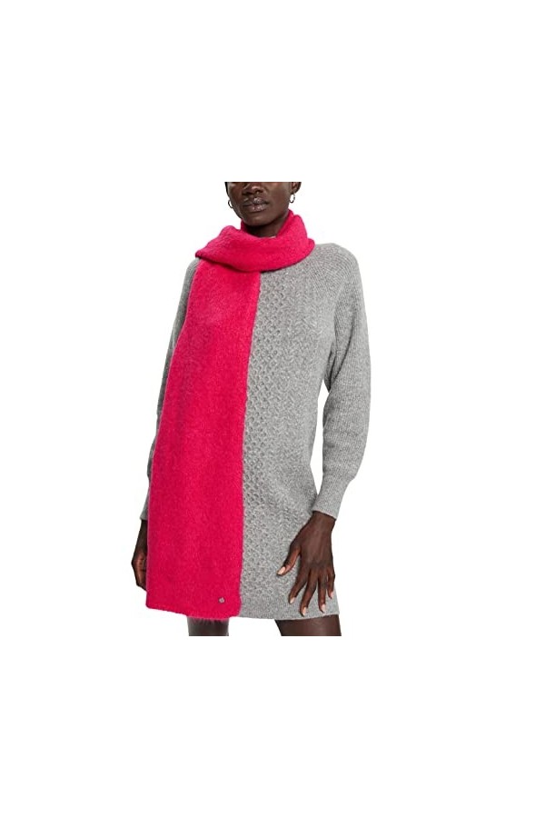 ESPRIT 102ea1q309 Écharpe Tendance, 661/rose Fuchsia 2, Taille Unique Femme