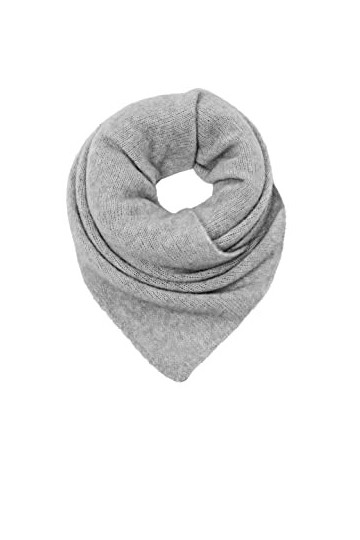 ESPRIT 112ea1q314 Écharpe Tendance, 040/Light Grey, Taille Unique Femme