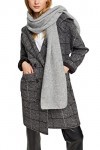 ESPRIT 112ea1q314 Écharpe Tendance, 040/Light Grey, Taille Unique Femme