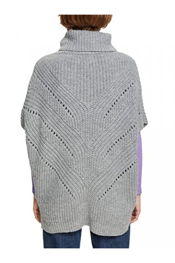 ESPRIT 102ea1q316 Écharpe Tendance, 030/Grey, M Femme