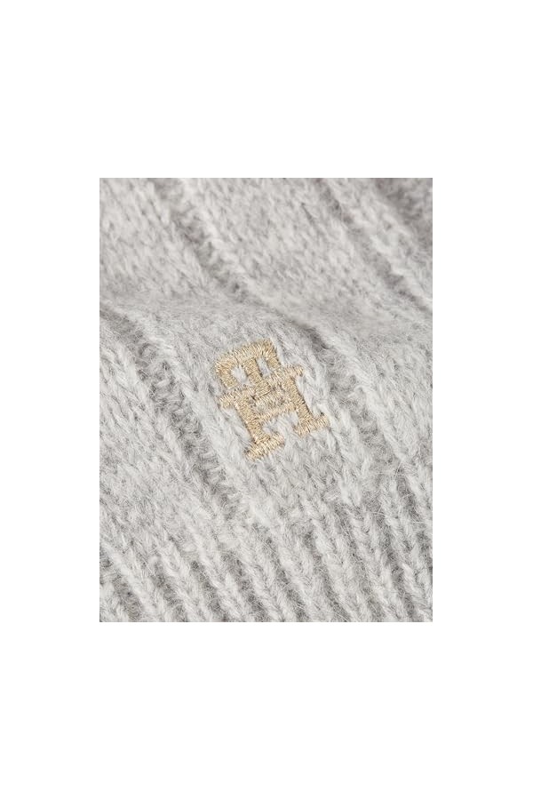 TOMMY HILFIGER TH Timeless Scarf Écharpes, Medium Grey Heather, OS Femme