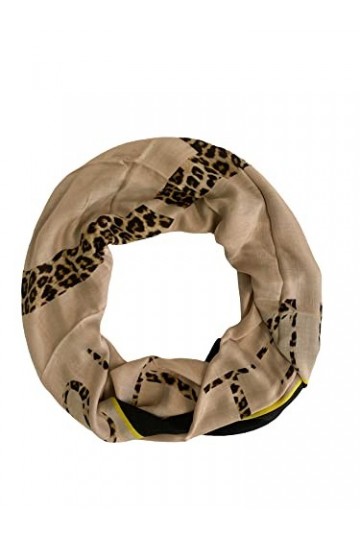 Twinset Écharpe Femme, Animalier., Taille unique