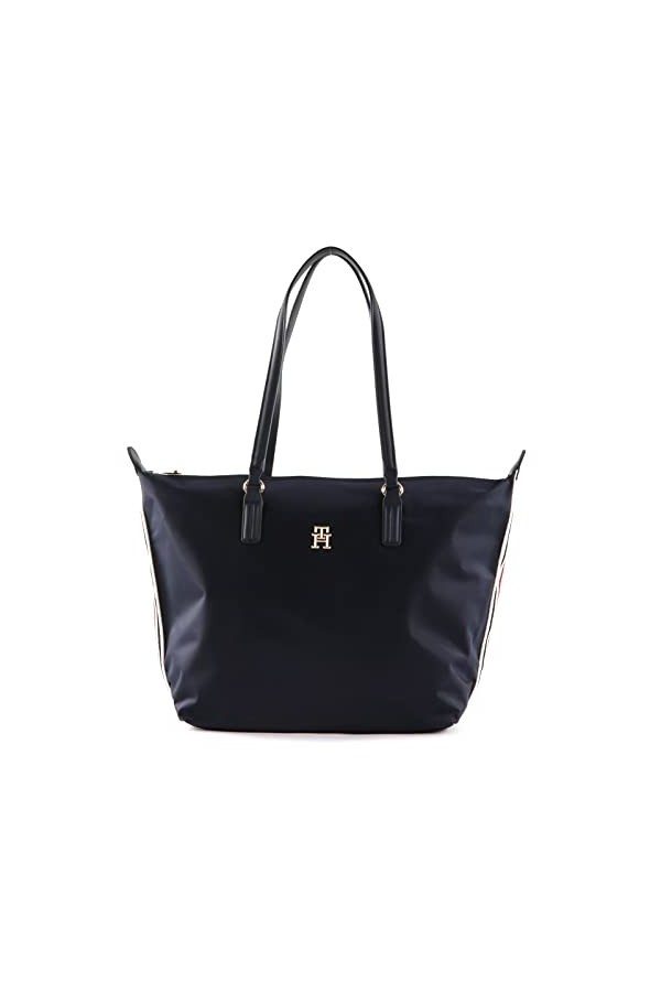 Tommy Hilfiger Cabas Femme Sac Poppy Tote Corp Fermeture Éclair, Rose Soothing Pink , Taille Unique
