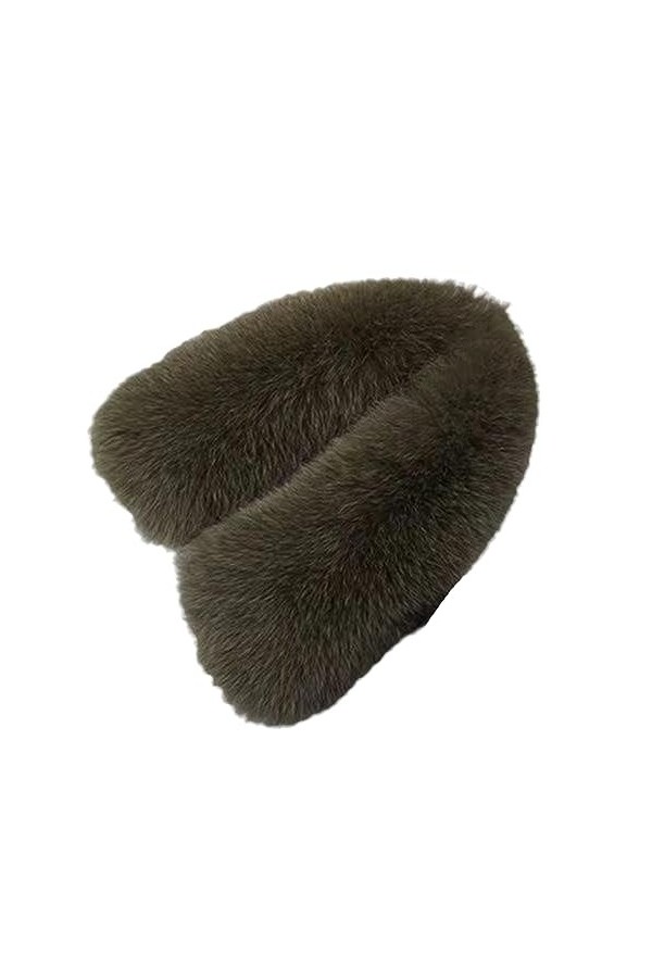 Jegsnoe Col De Fourrure Hiver Écharpe De Fourrure Pour Manteau Écharpes Courtes Écharpe De Fourrure Pour Les Femmes Col Carré