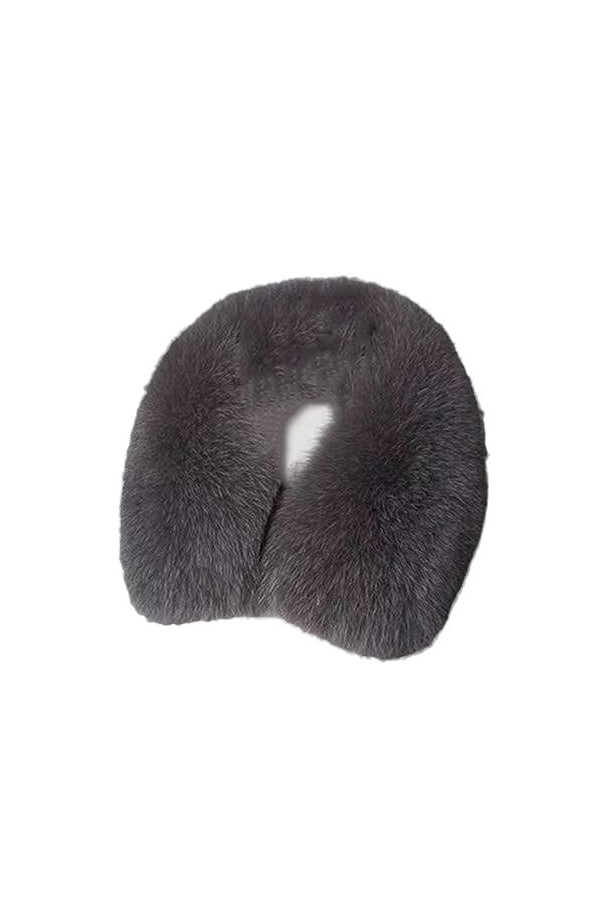 Jegsnoe Col De Fourrure Hiver Écharpe De Fourrure Pour Manteau Écharpes Courtes Écharpe De Fourrure Pour Les Femmes Col Carré