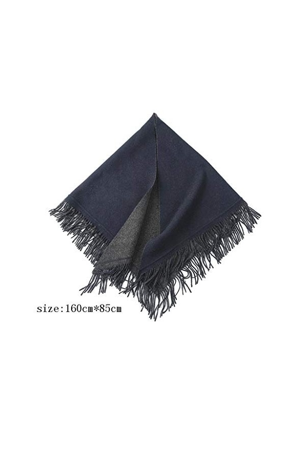 TYXL Foulard de Soie Femme, écharpe femme affaires cachemire double face décontracté écharpe couverture climat contrôle échar