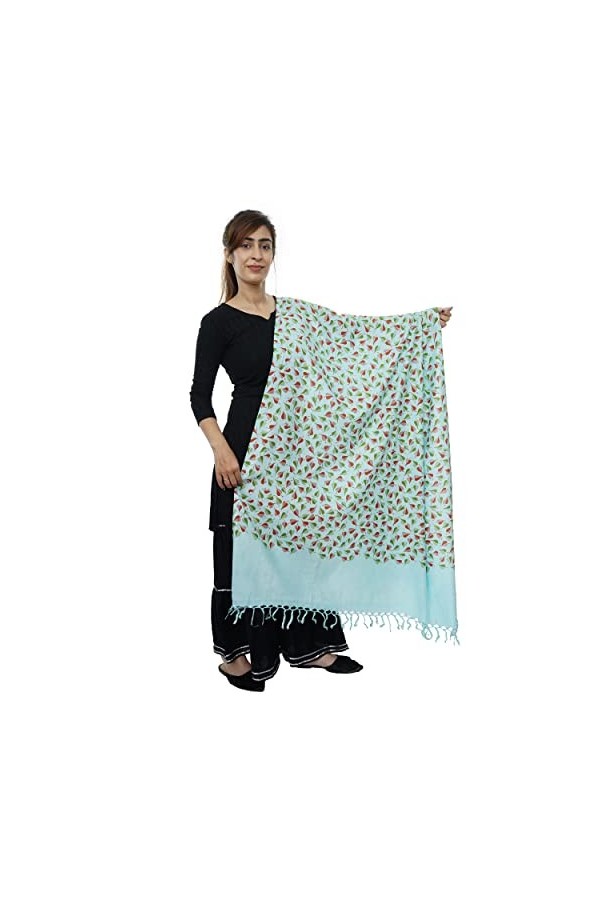 Handicraft Bazarr Châle pour femme - Écharpe pashmina en cachemire - Grande écharpe douce pour lhiver - Châle de mariage - 2
