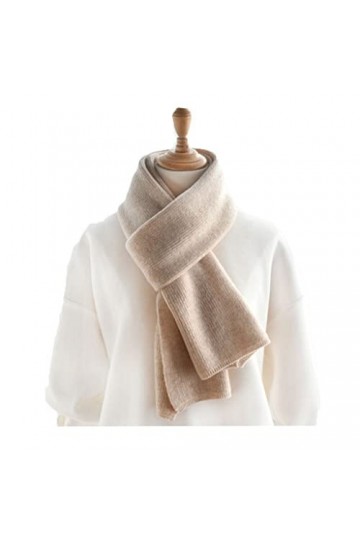 Tlilyy Écharpes tricotées en Cachemire de Luxe Couleur Unie Femmes ou Hommes écharpe dhiver Adultes Chaud écharpe en Laine é