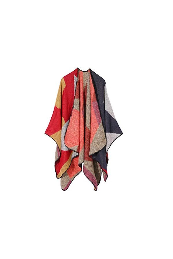 Écharpe Femmes élégant élégant châle Doux Hiver Chaud Wrap Couverture Foulards Solide écharpe Hommes écharpe Mince Color : B