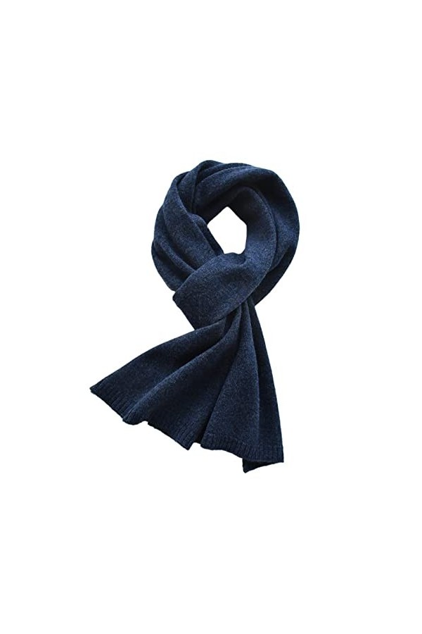 Echarpe TricotéE Douce Femme Cachemire Écharpe Femme Couleur Solide Écharpe Hiver Foulard Adultes Et Enfants Garçons Filles T