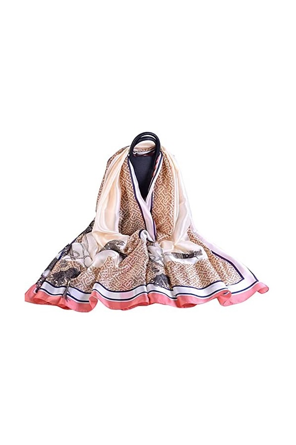 NA Écharpe en polyester pour le printemps et lété Écharpe de plage pour femme