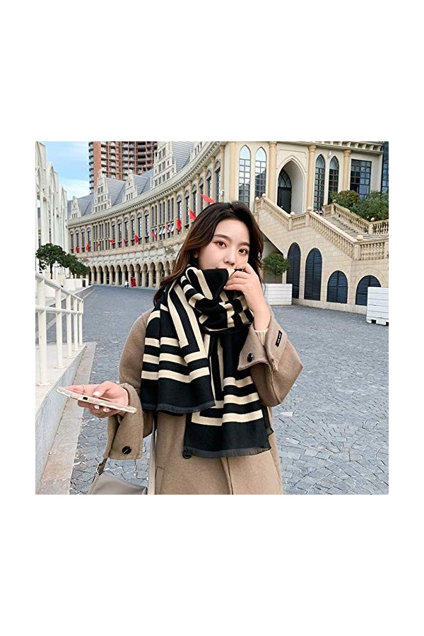 Écharpe Tout-Match À La Mode pour Femmes, Châle dhiver À Double Usage, Longue Écharpe Châle Doux Et Chaud, Cadeau De La Sain