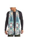 HTKLCZ Écharpe Chaude épaisse de Noël Écharpe châle Écharpe imprimée Foulard for Femmes Color : E, Size : One 