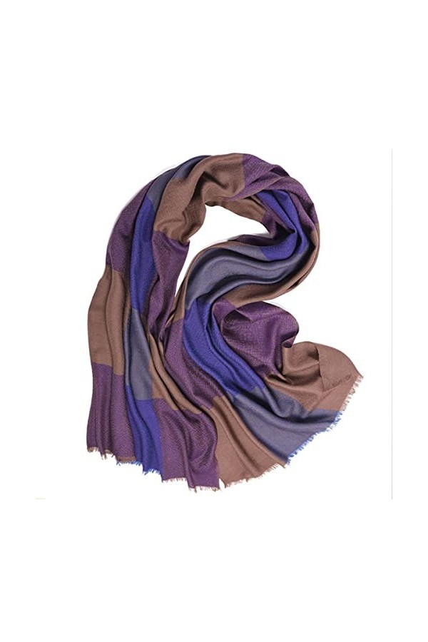 AGOUNOD Écharpes de Couverture for Femmes Écharpes Longues Douces et Chaudes for Femmes - Belle écharpe dhiver Color : Purp