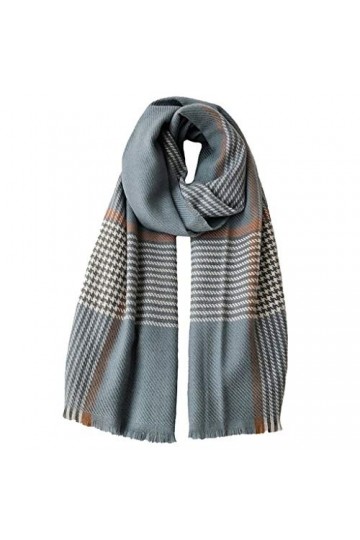 Écharpe Cachemire Coréen Sauvage Fille Brume Bleu Couple Écharpe Chaud Air Conditionné Chambre Châle