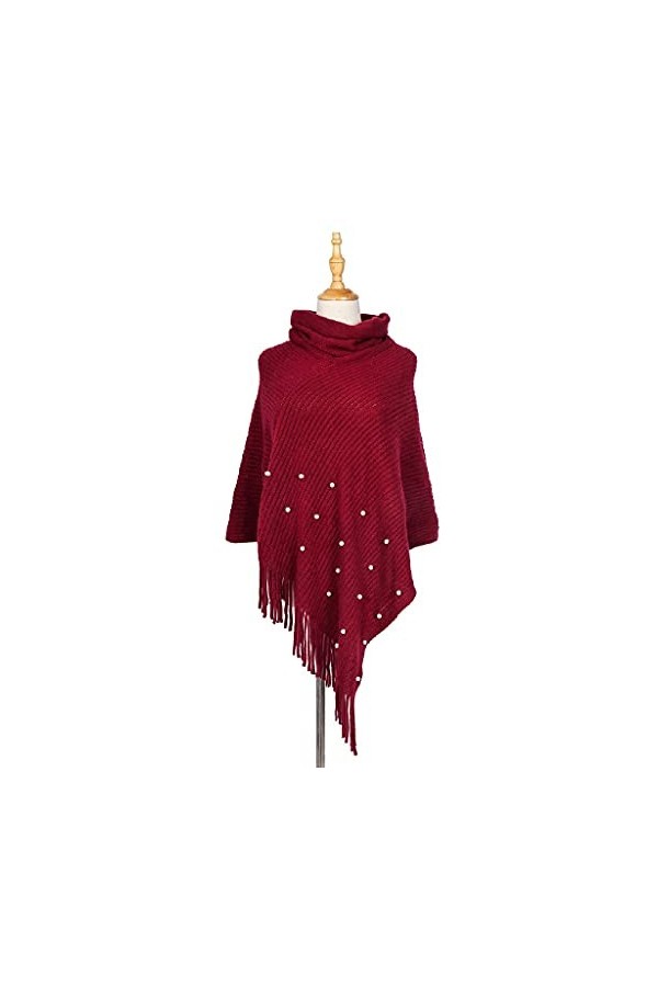 Écharpe chaude à col roulé pour femme