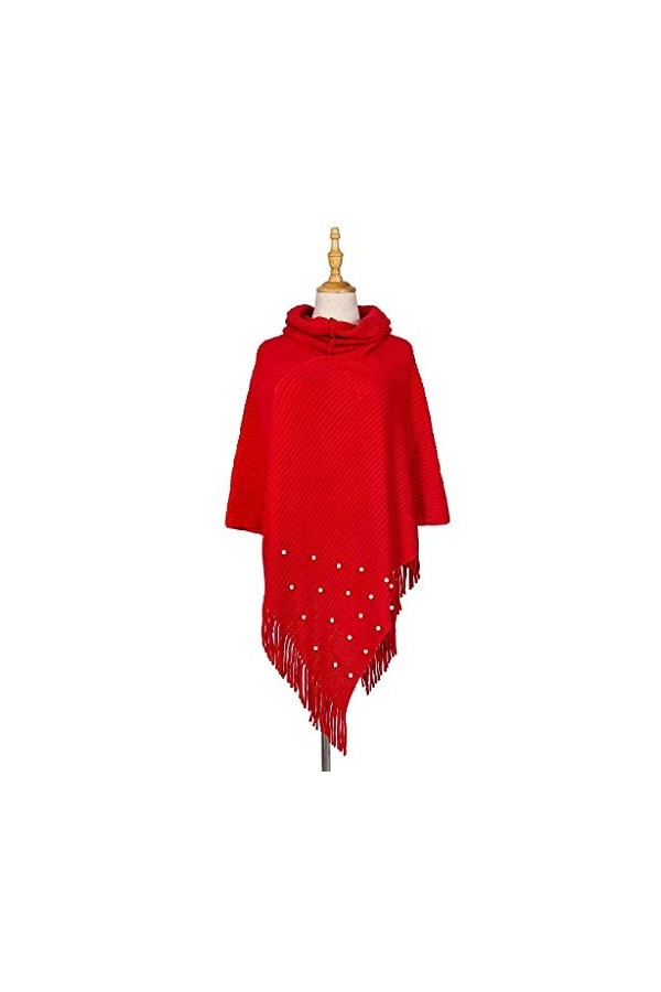 Écharpe chaude à col roulé pour femme