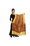 Handicraft Bazarr Outwear Écharpe dhiver chaude pour femme en coton doux et soie 122 x 213 cm