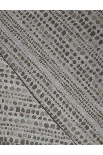 APART Fashion Knit Shawl with Print Écharpe pour Temps Froid, Brown, Taille Unique Femme