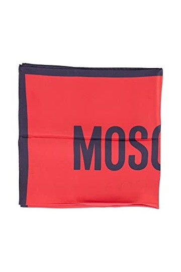Moschino Echarpe Logo 68 x 68 cm, rouge, taille unique