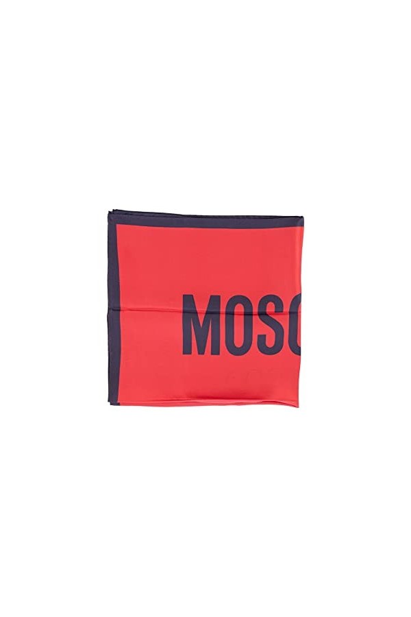 Moschino Echarpe Logo 68 x 68 cm, rouge, taille unique