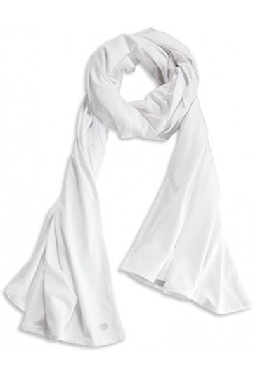 Coolibar Écharpe UV pour Femme Blanc Taille Unique