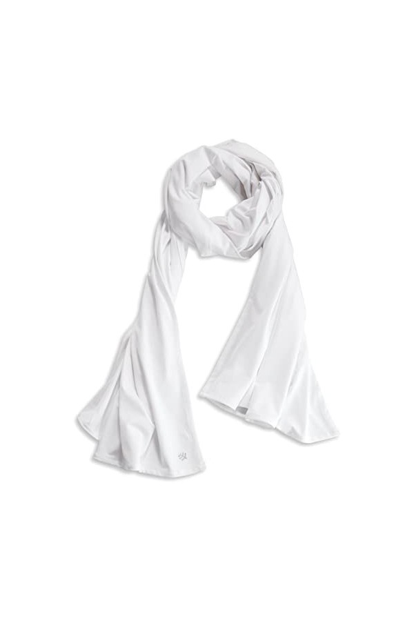 Coolibar Écharpe UV pour Femme Blanc Taille Unique