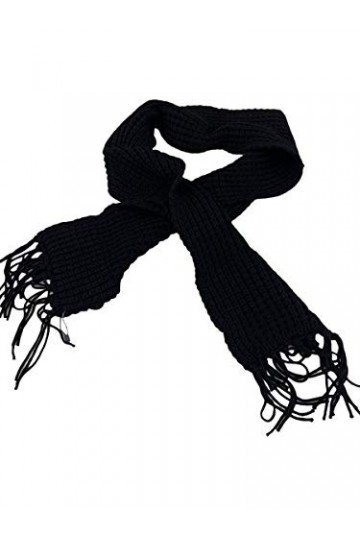 Woolrich Écharpe côtelée pour femme Bleu uni