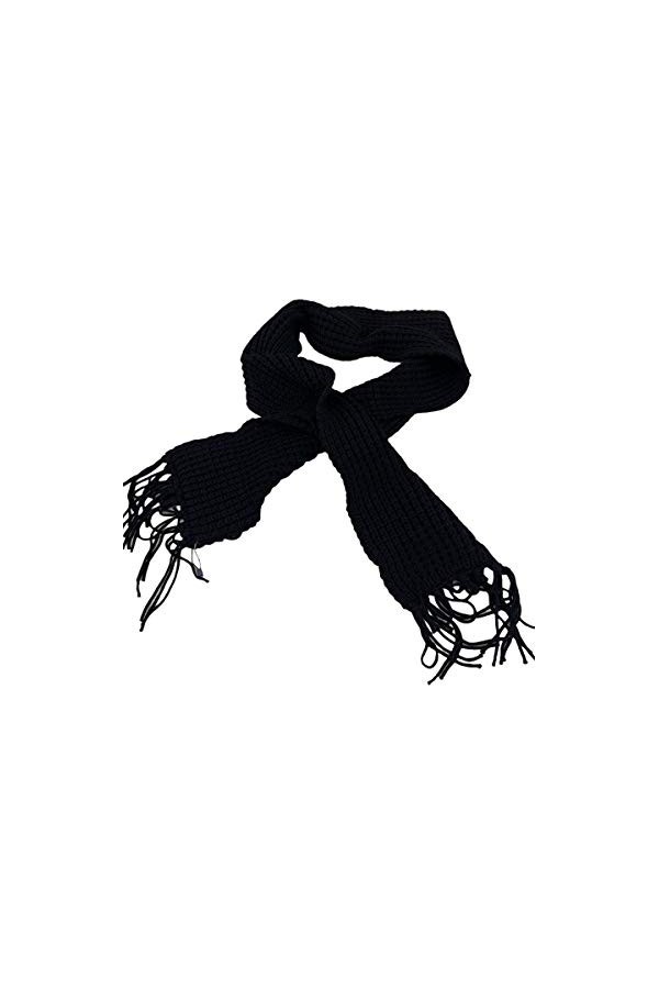 Woolrich Écharpe côtelée pour femme Bleu uni