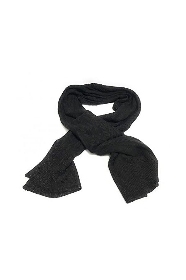 Liu Jo Sciarpa ecs in maglia colore nero/nero lux C23LJ28 TF2222 NERO