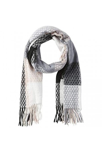 Tickled Pink Plaid Scarf Écharpe Tendance, Rose Clair, Taille Unique Femme