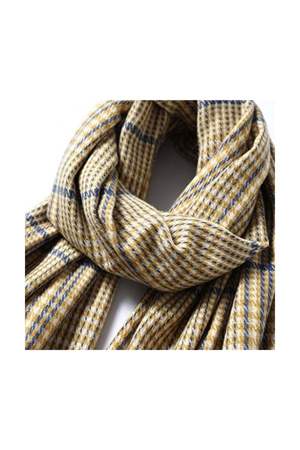 Écharpe dhiver pour Femmes Mode Plaid Pli Cachemire Écharpes Cou Chaud Épais Châle Wrap Lady Couleur : B B b 