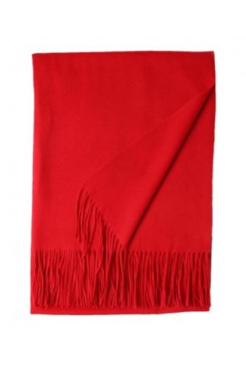 Écharpe En Laine Pour Femmes, Châle, Écharpe Chaude Dhiver, Écharpe À Pampilles COLOR 2 200X70CM