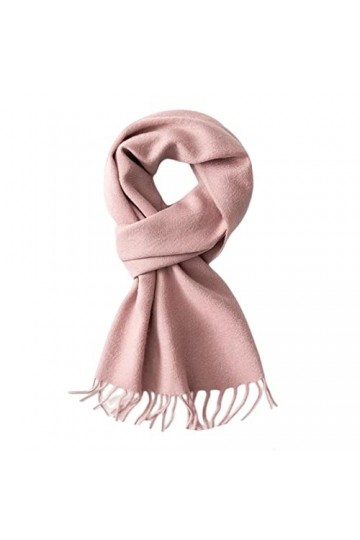 OVLAJ Echarpe Femme Cachemire Écharrés en Cachemire dhiver Femmes Red Neck Craquins Cachemire Chaleureux Foulard-Pink,180X30