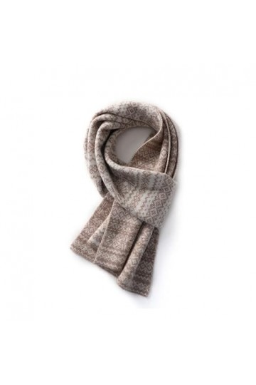 HRTC Écharpe en Cachemire Double Face Jacquard écharpes Femmes Chaud tricoté rectangulaire épais châle Hiver extérieur Cou Pr