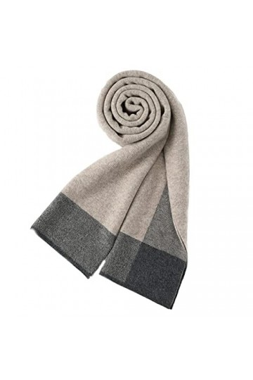 Foulard en Soie, Écharpes de Couverture pour Femmes et Hommes Écharpe à Carreaux Laine Wraps Hiver/Automne Écharpe Chaude Mod