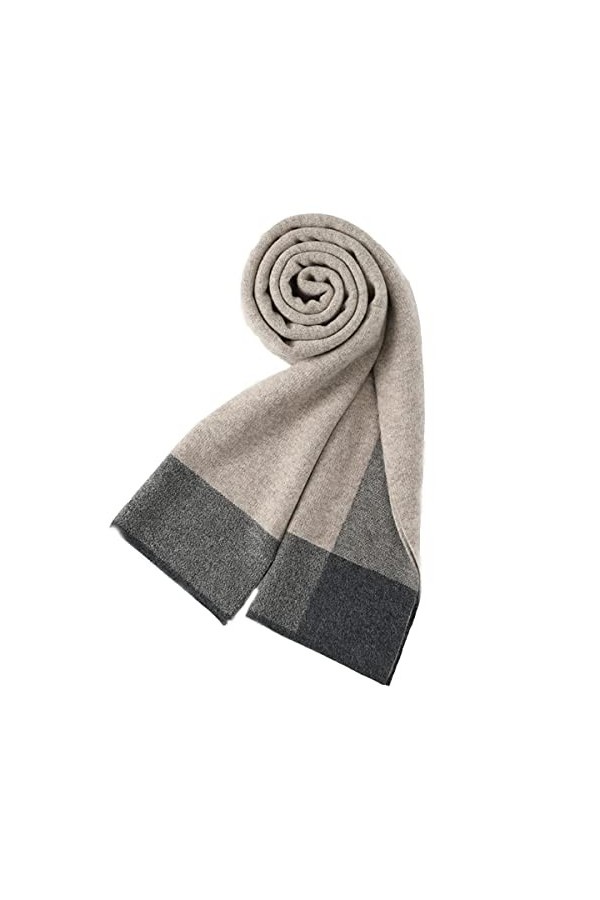 Foulard en Soie, Écharpes de Couverture pour Femmes et Hommes Écharpe à Carreaux Laine Wraps Hiver/Automne Écharpe Chaude Mod