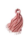 WSPDSD Écharpe laine écharpe frange châle couleur unie automne hiver écharpe polyvalent cachemire plastron cou femme