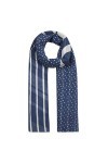 Maritimer Écharpe mixte en coton et lin