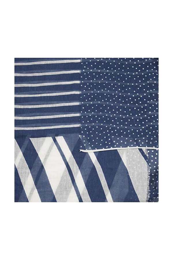 Maritimer Écharpe mixte en coton et lin